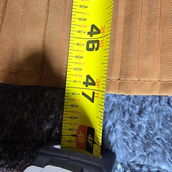 Goodtimeusa Women's 2-Piece Set XL Mustard Brown Pleated Pants Tie Blouse - Picture 15 of 16